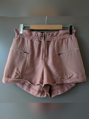 Aritzia Linen Blend Shorts "Paradis"Paperbag Waist Size 0 Summer| Coastal|Resort